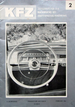 "KFZ Handwerkszeitschrift" Vehicle-Magazine 1961 Borgward (4619)